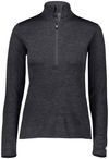 Am image of a Custom Russell Athletic Ladies Dri Power Lightweight Quarter Zip Pullover in Stealth!