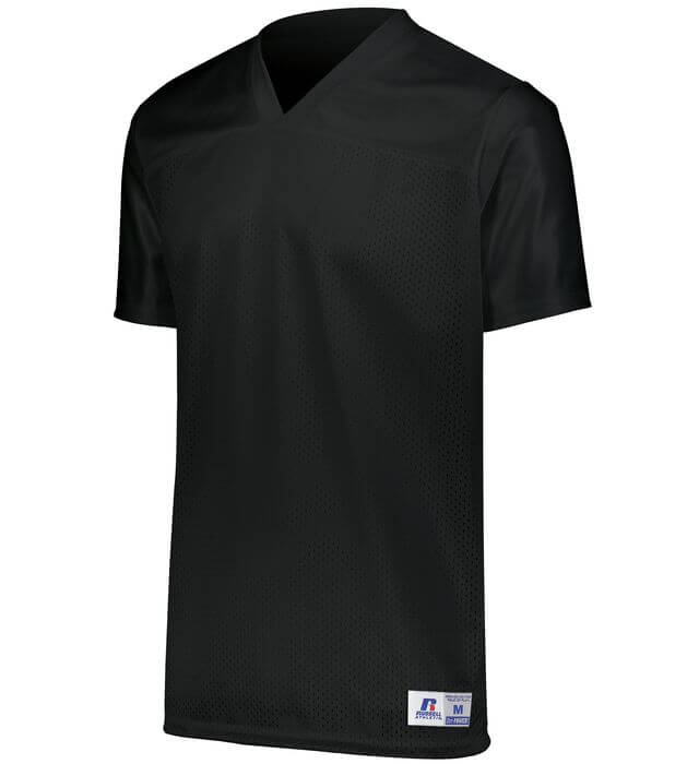 Russell Athletic Solid Flag Football Jersey in Black