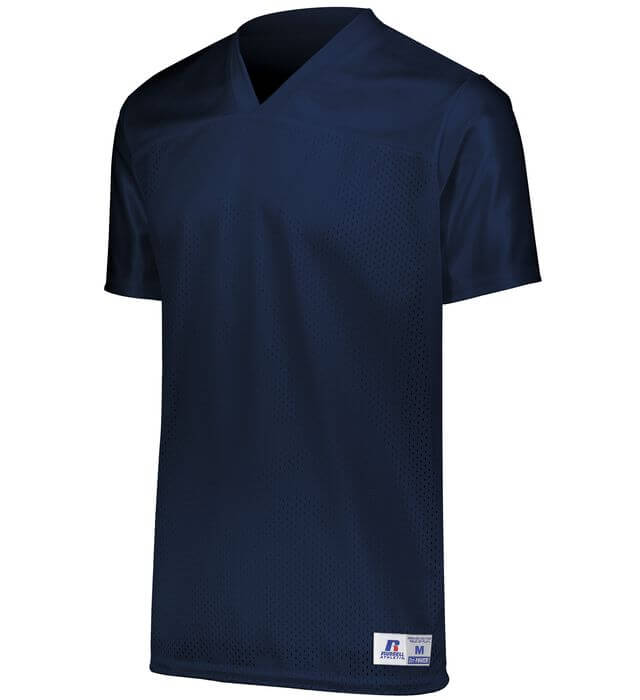 Russell Athletic Solid Flag Football Jersey in Navy