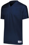 Am image of a Custom Russell Athletic Solid Flag Football Jersey in Navy!