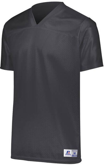 Am image of a Custom Russell Athletic Solid Flag Football Jersey in Stealth!