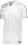 Am image of a Custom Russell Athletic Solid Flag Football Jersey in White!