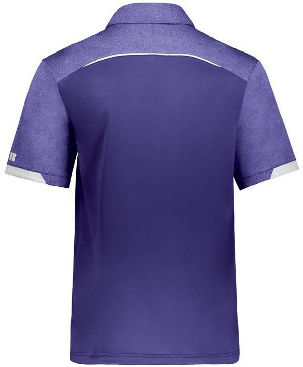 Am image of a Custom Russell Legend Polo in Purple!