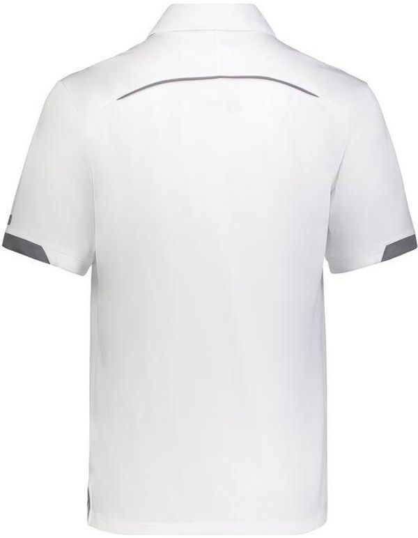 Am image of a Custom Russell Legend Polo in White!