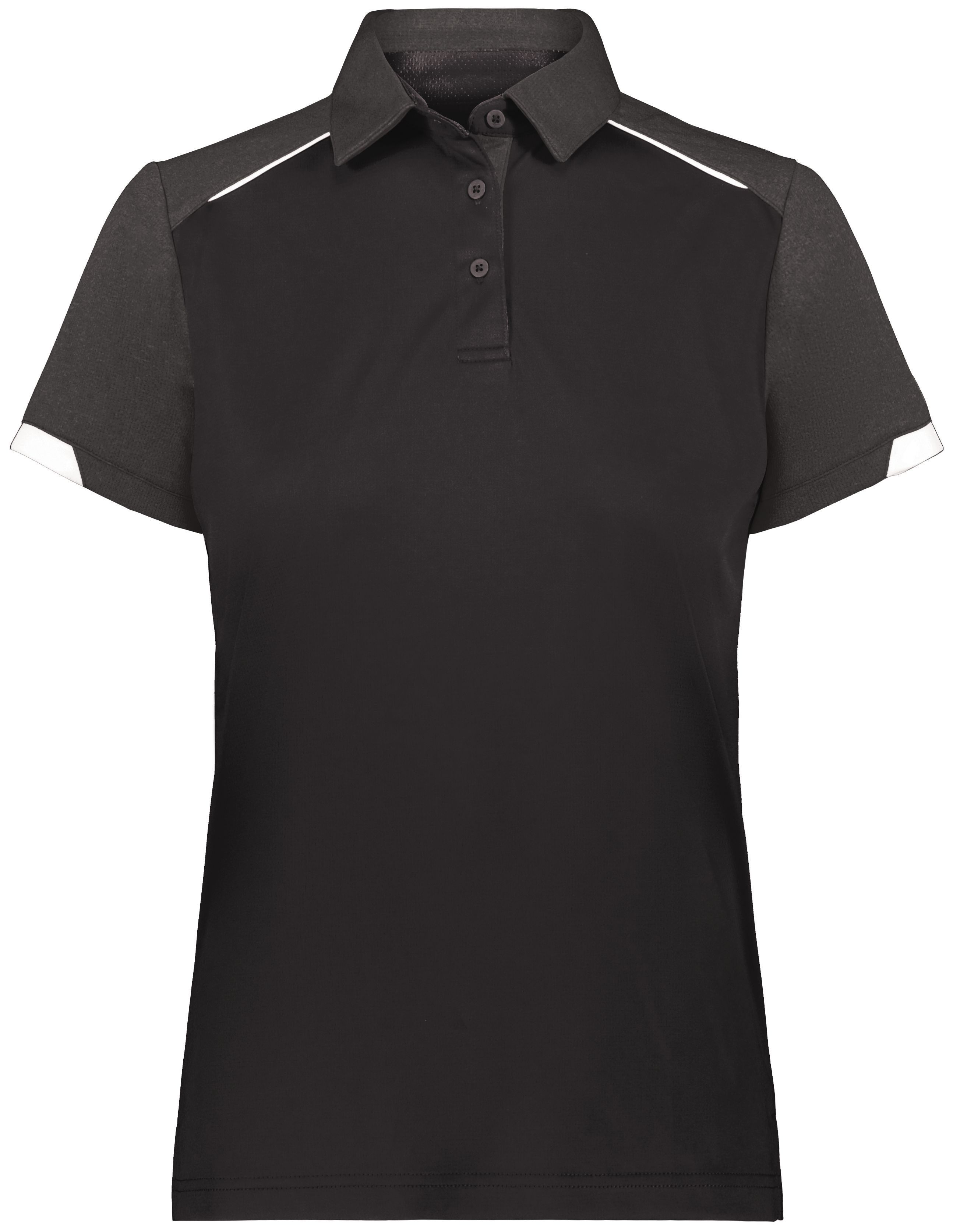 Russell Athletic Ladies Legend Polo in Black