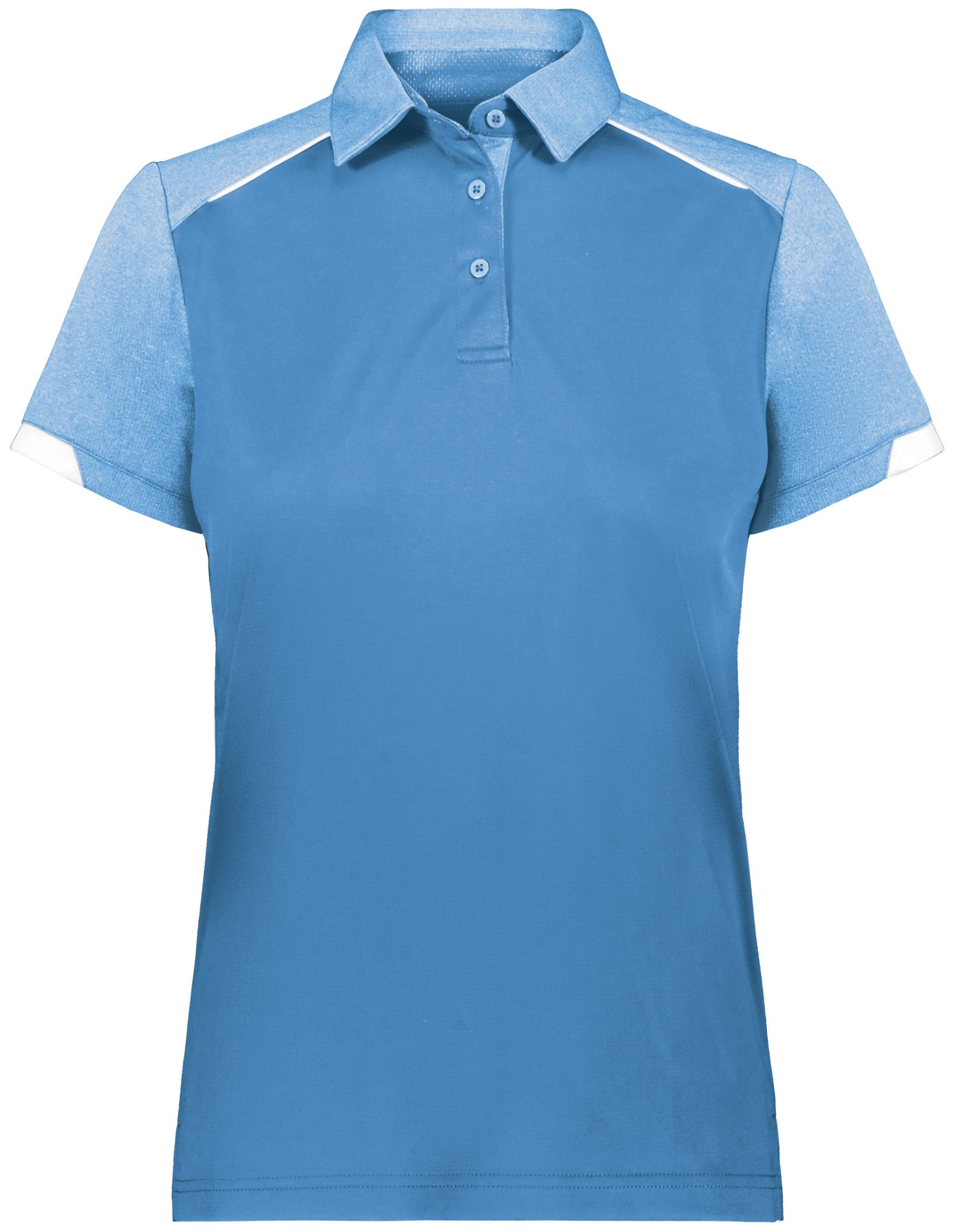 Russell Athletic Ladies Legend Polo in Columbia Blue