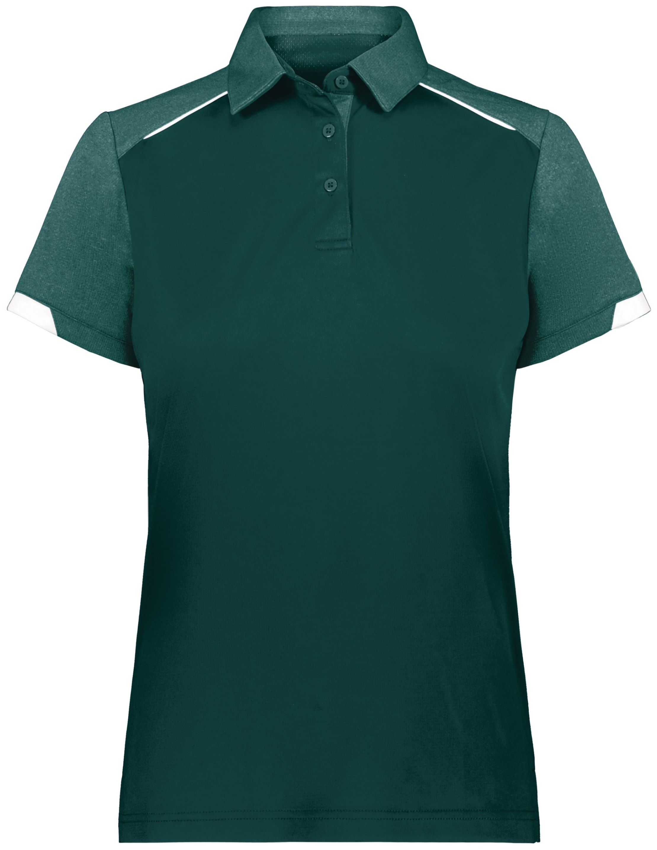 Russell Athletic Ladies Legend Polo in Dark Green