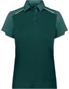 Am image of a Custom Russell Athletic Ladies Legend Polo in Dark Green!