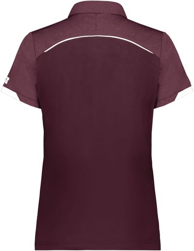 Am image of a Custom Russell Athletic Ladies Legend Polo in Maroon!