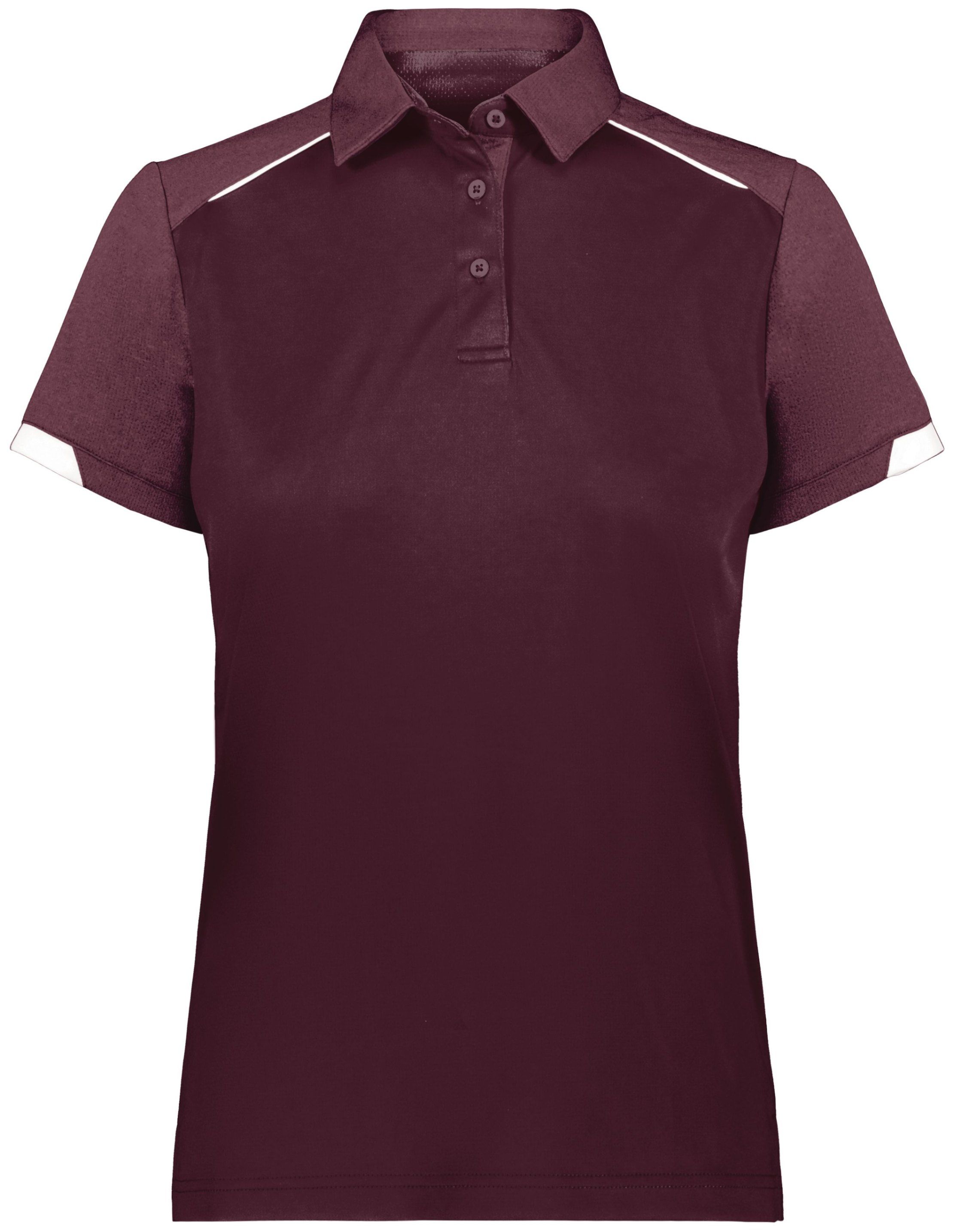 Russell Athletic Ladies Legend Polo in Maroon