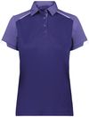 Am image of a Custom Russell Athletic Ladies Legend Polo in Purple!