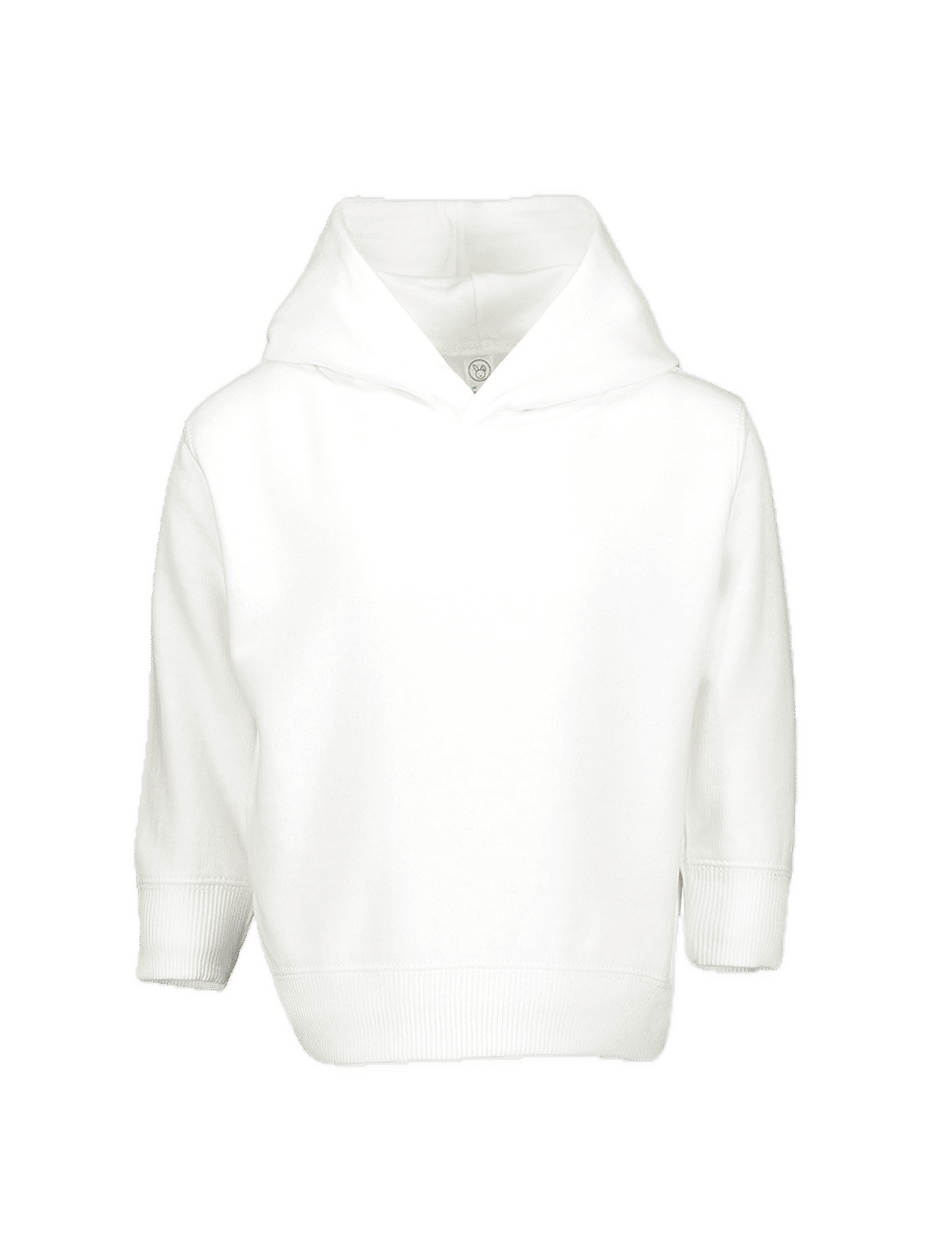 Rabbit Skins Toddler Pullover Fleece Hoodie in White