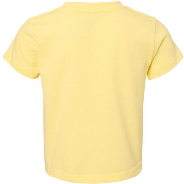 An image of a Custom Rabbit Skins Cotton Jersey T Shirt in Banana!