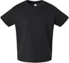 An image of a Custom Rabbit Skins Cotton Jersey T Shirt in Black!