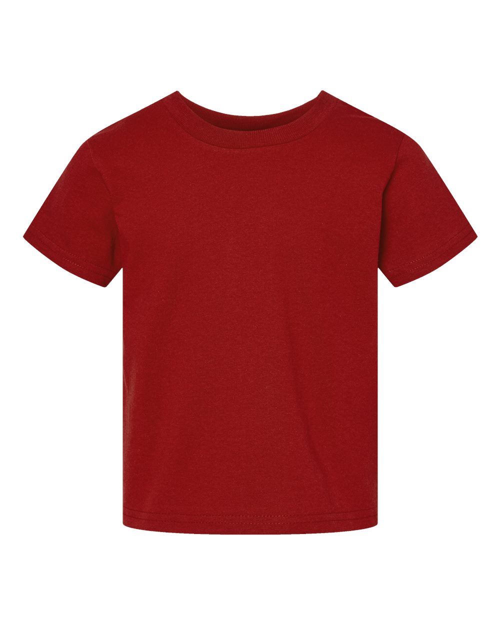 Rabbit Skins Cotton Jersey T Shirt in Garnet