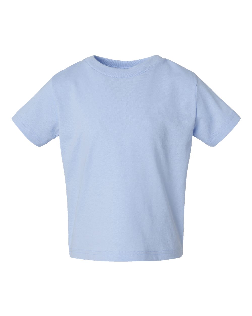 Rabbit Skins Cotton Jersey T Shirt in Light Blue