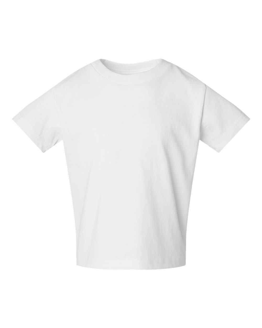Rabbit Skins Cotton Jersey T Shirt in White