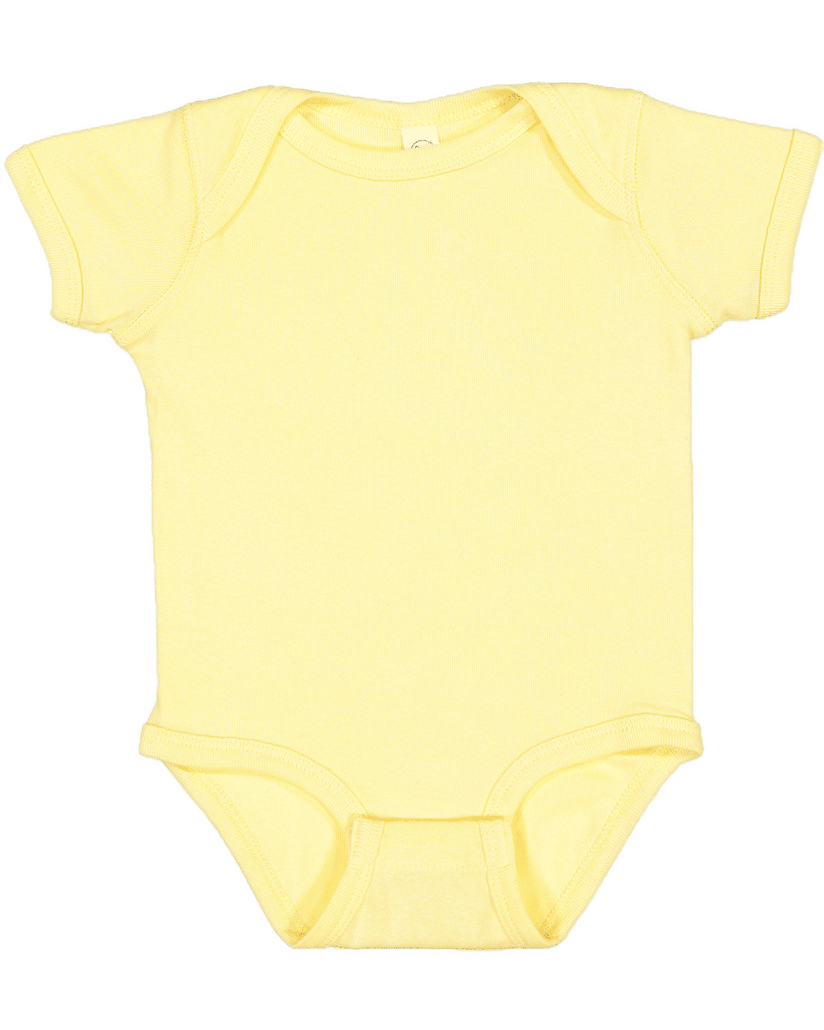 Rabbit Skins Infant Baby Rib Bodysuit in Banana