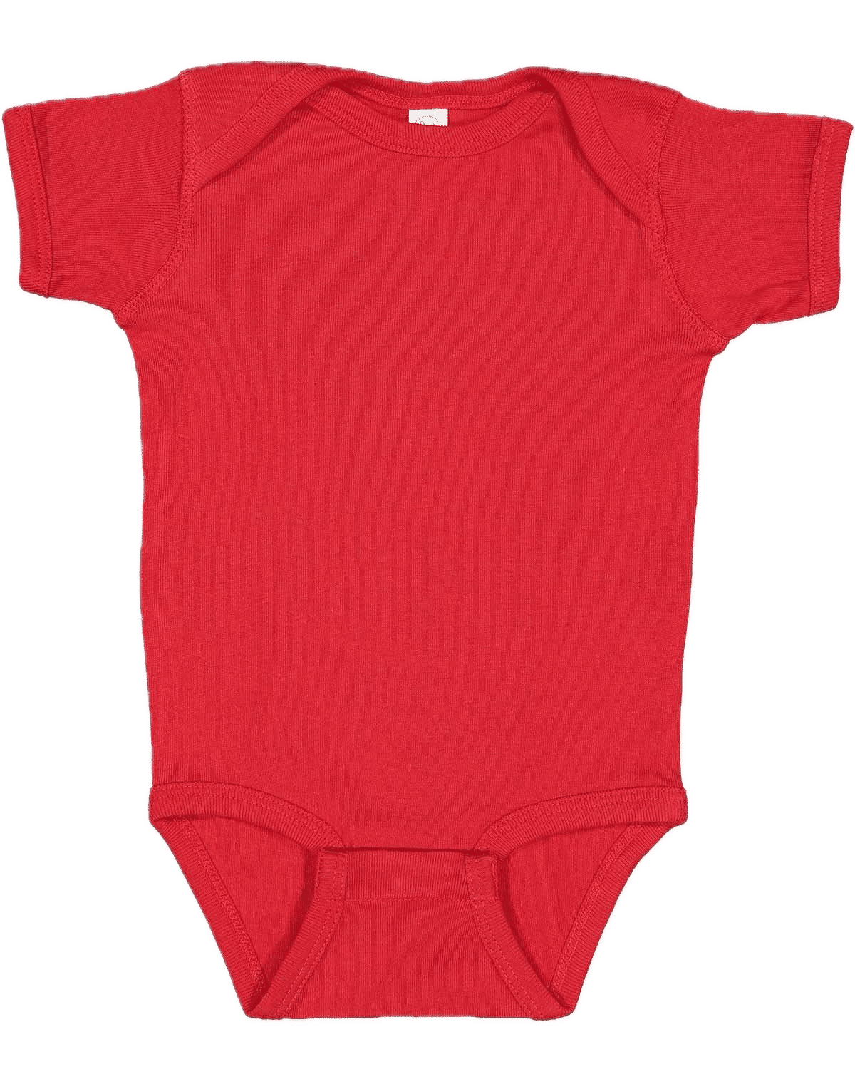 Rabbit Skins Infant Baby Rib Bodysuit in Red