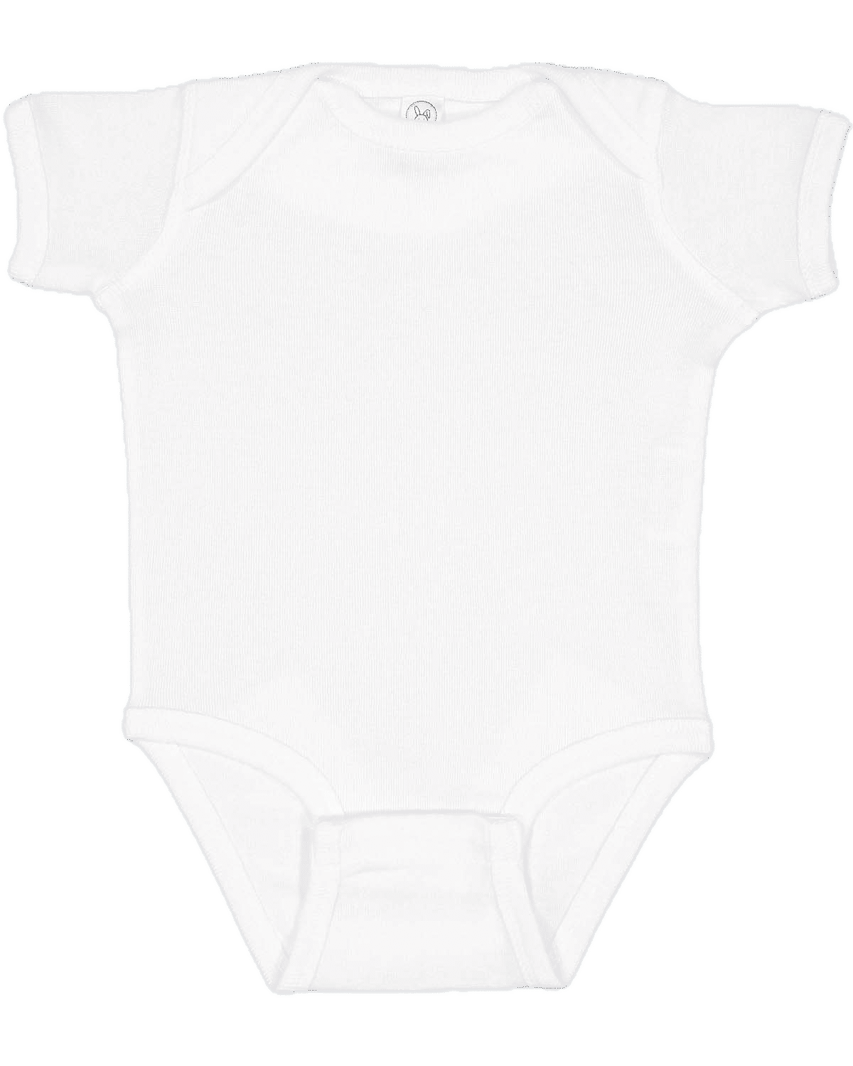 Rabbit Skins Infant Baby Rib Bodysuit in White