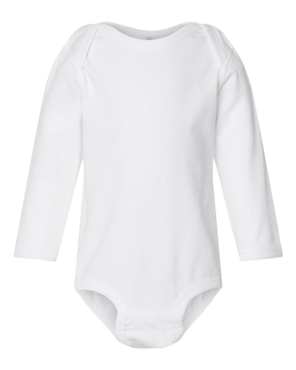Rabbit Skins Infant Fine Jersey Long Sleeve Body Suit in White