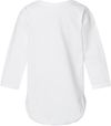 Am image of a Custom Rabbit Skins Infant Fine Jersey Long Sleeve Body Suit in White!