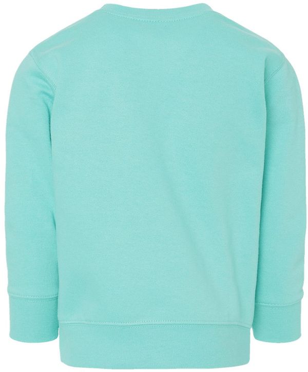 An image of a Custom Rabbit Skins Toddler Fleece Crewneck Sweatshirt in Chili!