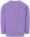 An image of a Custom Rabbit Skins Toddler Fleece Crewneck Sweatshirt in Lavender!