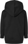 An image of a Custom Rabbit Skins Toddler Pullover Fleece Hoodie in Black!
