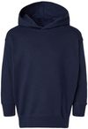 An image of a Custom Rabbit Skins Toddler Pullover Fleece Hoodie in Navy!