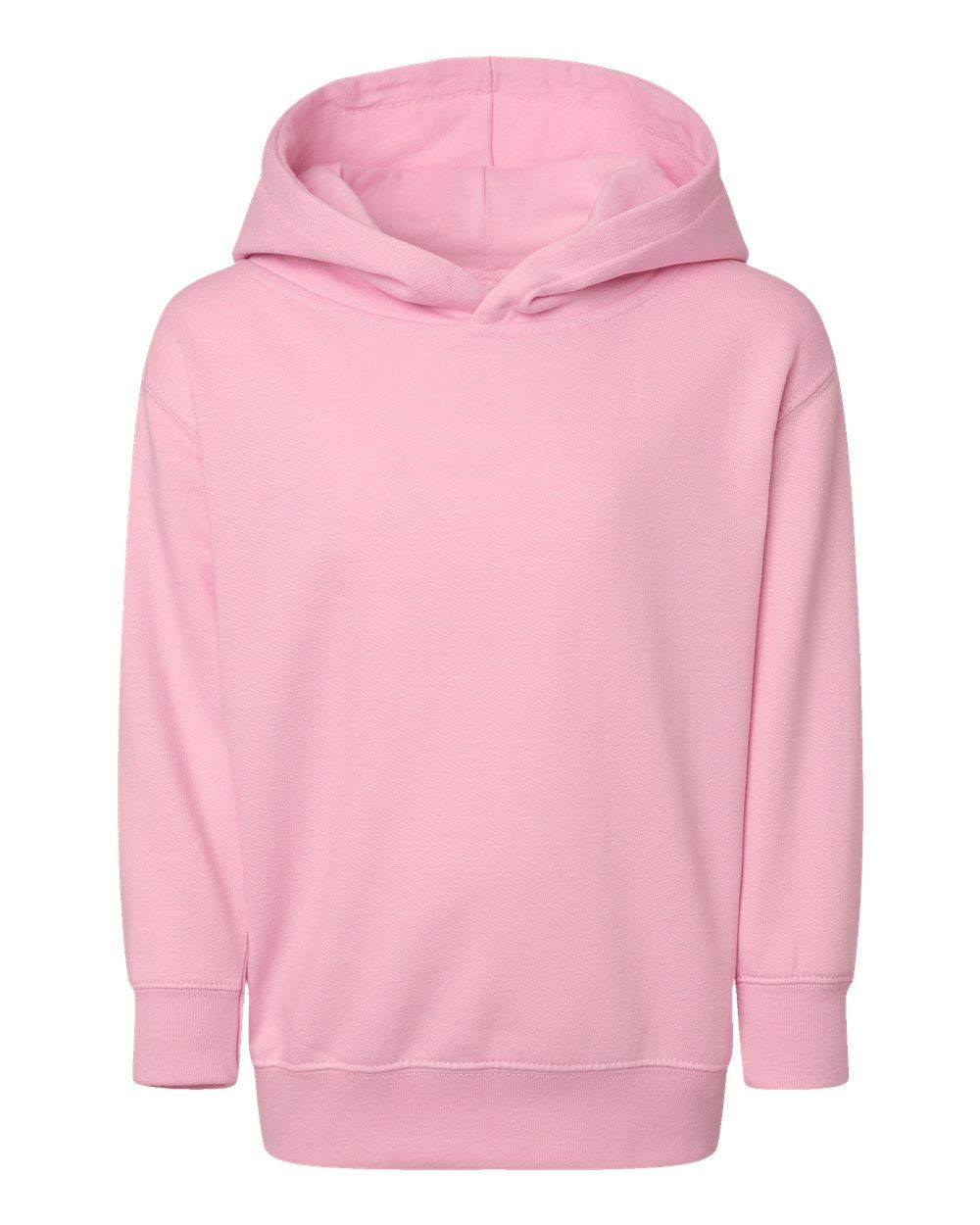 Rabbit Skins Toddler Pullover Fleece Hoodie in Pink