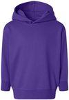 An image of a Custom Rabbit Skins Toddler Pullover Fleece Hoodie in Purple!