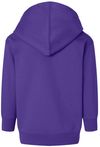 An image of a Custom Rabbit Skins Toddler Pullover Fleece Hoodie in Purple!