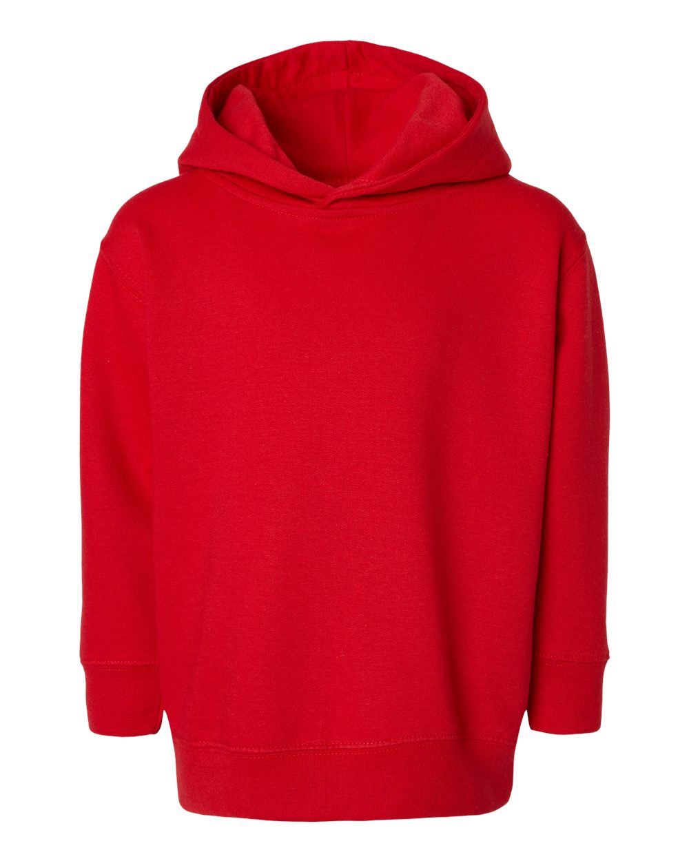 Rabbit Skins Toddler Pullover Fleece Hoodie in Red