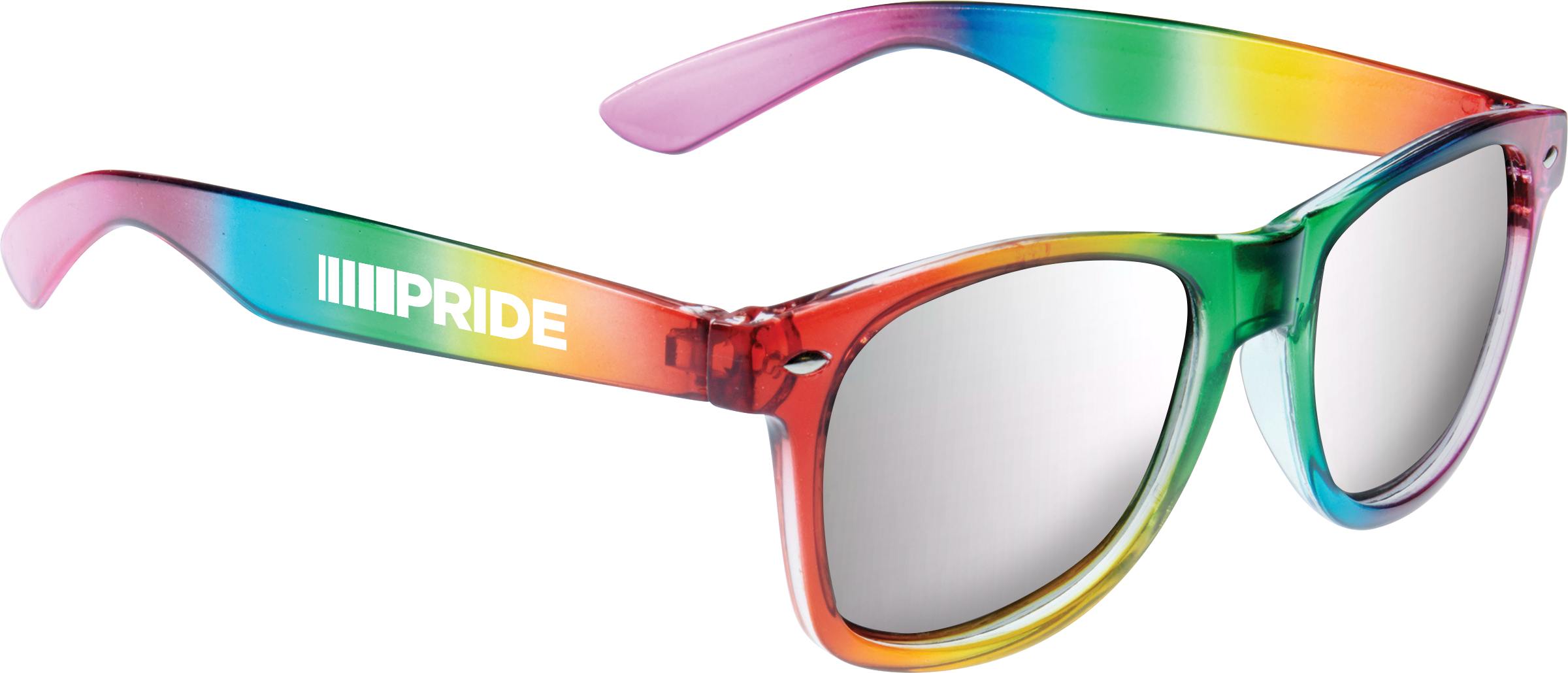 Rainbow Sun Ray Sunglasses in Rainbow