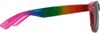 Am image of a Custom Rainbow Sun Ray Sunglasses in Rainbow!