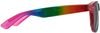 An image of a Custom Rainbow Sun Ray Sunglasses in Rainbow!