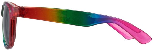 An image of a Custom Rainbow Sun Ray Sunglasses in Rainbow!