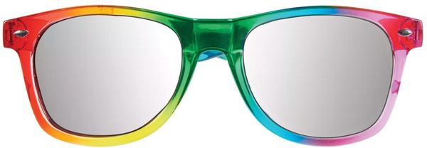 An image of a Custom Rainbow Sun Ray Sunglasses!