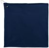 An image of a Custom Recycled 200g Microfiber Towel 15 in x 15 in in Navy!