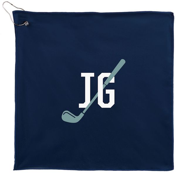 An image of a Custom Recycled 200g Microfiber Towel 15 in x 15 in!