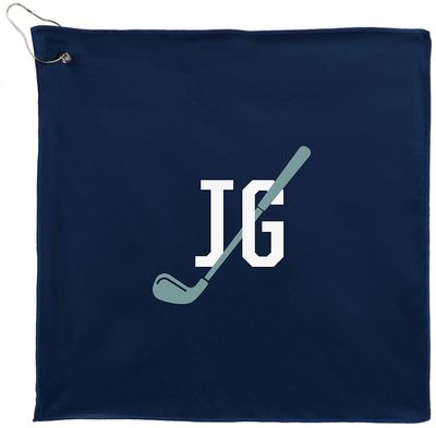 An image of a Custom Recycled 200g Microfiber Towel 15 in x 15 in!