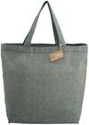 An image of a Custom Recycled 5oz Cotton Twill Grocery Tote in Dark Green!
