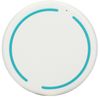 An image of a Custom Recycled ABS Fast Wireless Charging Pad in White!