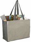 An image of a Custom Recycled Cotton Contrast Side Shopper Tote!