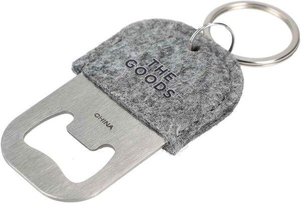 An image of a Custom Recycled Felt Bottle Opener!