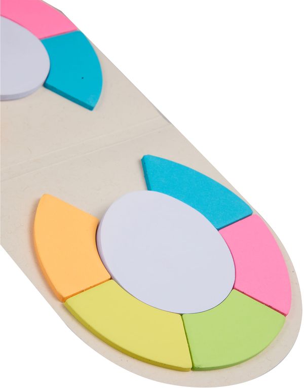 An image of a Custom Recycled Milk Carton Round Sticky Notes Pad!