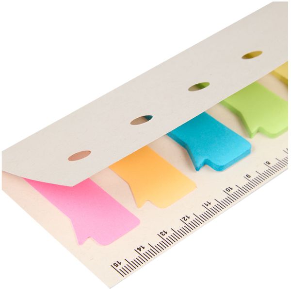 An image of a Custom Recycled Milk Carton Sticky Notes and Ruler Pad!