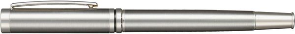 An image of a Custom Recycled Stainless Steel Rollerball Pen in Silver!