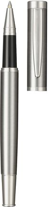 An image of a Custom Recycled Stainless Steel Rollerball Pen!